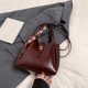 thumbnail image 5 of Superior Cuerpo Cruzado Bolso para Hombro Mujeres Cierre La PU Cuero Color Sólido El, 5 of 9