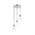 thumbnail image 3 of Living District LD4013D16C Felicity 3 Light Chrome Ceiling Pendant, 3 of 4