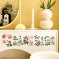 thumbnail image 2 of 3 Sheets 3 Styles PVC Waterproof Decorative Stickers Self Adhesive Decals for Furniture Decoration June Rose 300x150mm 1 sheet/style, 2 of 7