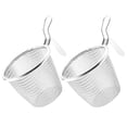 thumbnail image 3 of 2 coladores de cocina de acero inoxidable para ollas calientes., 3 of 7