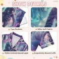 thumbnail image 4 of FORMRS Kids Short Sleeve Top and Pants Pajama Set Unisex Satin 2-Piece Sleepwear, Sizes 5-6Y, Astronaut Pattern, 4 of 8