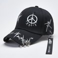 thumbnail image 1 of Gorra de béisbol para hombre, de primavera y verano, suave, estilo hip hop, estilo coreano, informal, combinable, para la calle, para viajes y para mujeres, 1 of 6