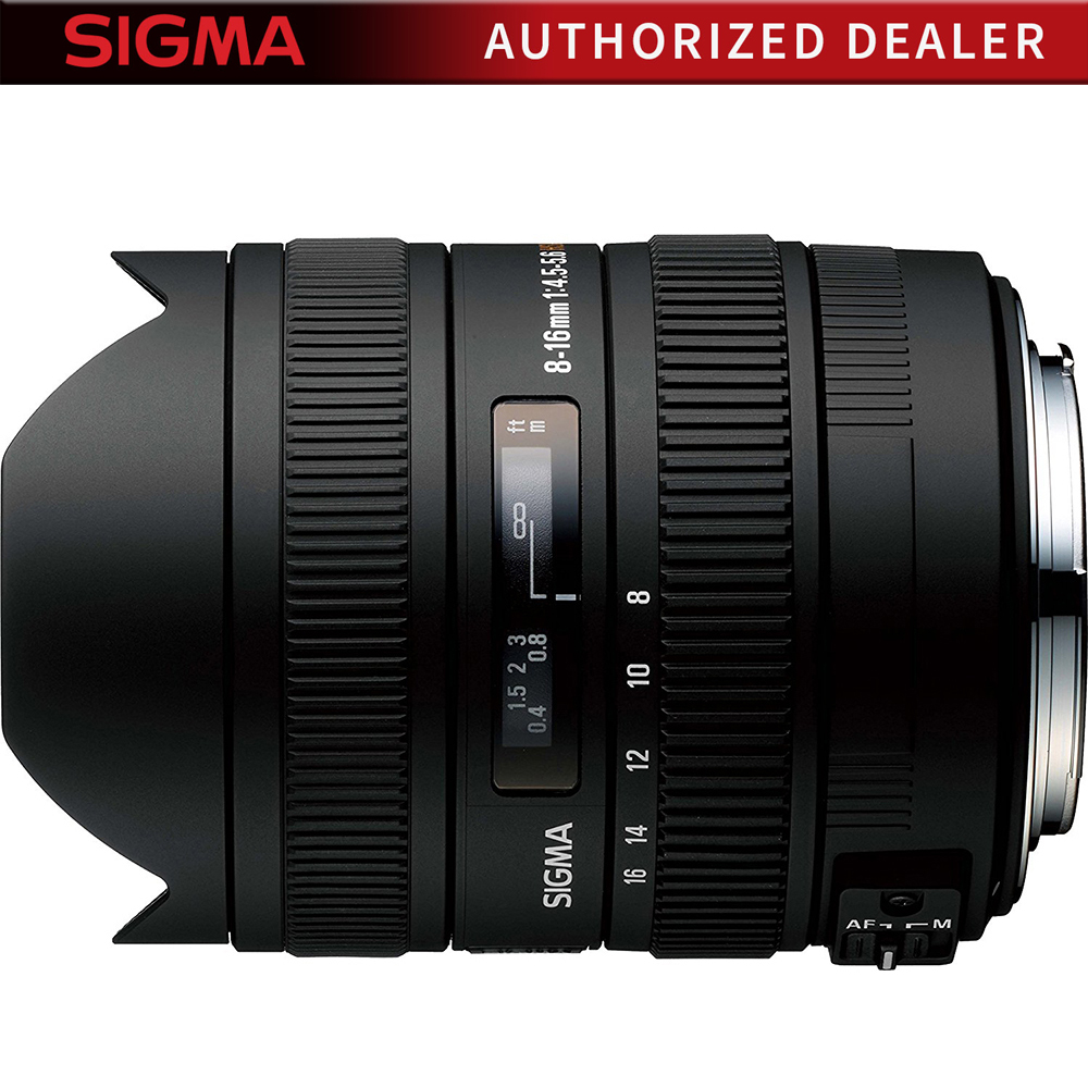 Sigma 8-16mm f/4.5-5.6 DC HSM FLD AF Ultra Wide Zoom Lens for APS-C sized Canon Digital DSLR Camera - image 3 of 3