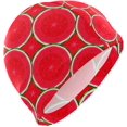 thumbnail image 1 of FYBTO Swimming Cap Watermelon Hand Drawn Unisex Adult FYBTO Polyester, 1 of 4