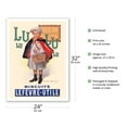 thumbnail image 2 of Lu Biscuits - The Little Student (Le Petit Ecolier) - Lefèvre-Utile (LU) - Vintage Advertising Poster by Firmin Bouisset c.1897 - Bamboo Fine Art 290gsm Paper Print (Unframed) 24x32in, 2 of 4