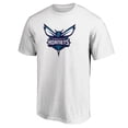 thumbnail image 2 of Men's White Charlotte Hornets Logo T-Shirt, 2 of 3