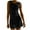 Black, variant on Women's Tennis Dresses Summer Round Neck Exercise Dress Solid Color Sleeveless Workout Dresses