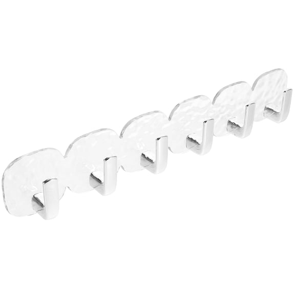 WEAVILUX Kitchen Adhesive Hooks Wall Mounted Hook PET Organizing Hotel 1Pack