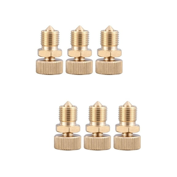 6 Pcs Water Case Bleed Valve 10000 Psi Bleeder Valve 1/8 Bleeder Valve Bleeder Valve High Pressure Pump Accessory