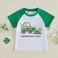 thumbnail image 2 of mgoYE Girl Tshirt 3T Toddler Boy Girl St Patrick's Day Shirts 12M-5T Kids Grenn Tshirts Cotton Short Sleeve Tees(White#1,18-24 Months), 2 of 9