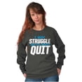 thumbnail image 4 of This Aint My First Cardio Workout Pun Sweatshirt for Men or Women Brisco Brands S, 4 of 6