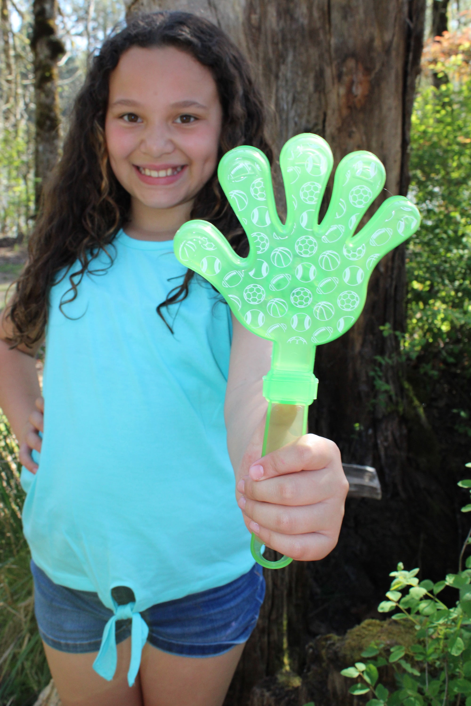 Simply Sweet Light-up Hand Clapper, Green