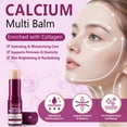 thumbnail image 4 of 3Pack Calcium Multi Balm Stick: Firming & Hydrating Care with Collagen, Volumizes & Brightens Skin, Suitable for Eyes,Neck, Face, 4 of 10