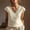 #0002-Beige, variant on Puyaiuu Women's Short Sleeve Lace Trim Tops, Casual Round Neck Blouses with Soft Linen Blend Fabric, Lightweight Summer Tees for Spring, Cute Flowy Shirts for Daily Wear Gift