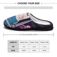 thumbnail image 2 of Adventure Time Women's Cotton Home Shoes, Trendy Printed Slippers Thick Plush Warm House Slippers 7-8(39-40), 2 of 8