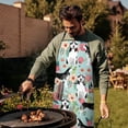 thumbnail image 4 of Husky and Pioneer Flower Apron-Garden Aprons for Women with Pockets-Cotton Linen Waterproof Kitchen Cooking Gardening Aprons Adjustable for Kitchen,Cooking,BBQ and Salon 33x27 Inch, 4 of 7