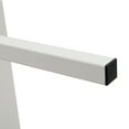thumbnail image 4 of 5-Shelf Wood Ladder Bookcase with Metal Frame, Industrial 5-Tier Modern Ladder Shelf Wood Shelves,White, 4 of 5