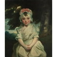 thumbnail image 2 of Sir Joshua Reynolds 20x23 Black Ornate Framed Double Matted Museum Art Print Titled: Georgiana Augusta Frederica Elliott (1782-1813), Later Lady Charles Bentinck (1784), 2 of 5