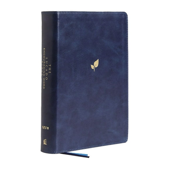Niv, Lucado Encouraging Word Bible, Blue, Leathersoft, Comfort Print: Holy Bible, New International Version, (Hardcover)