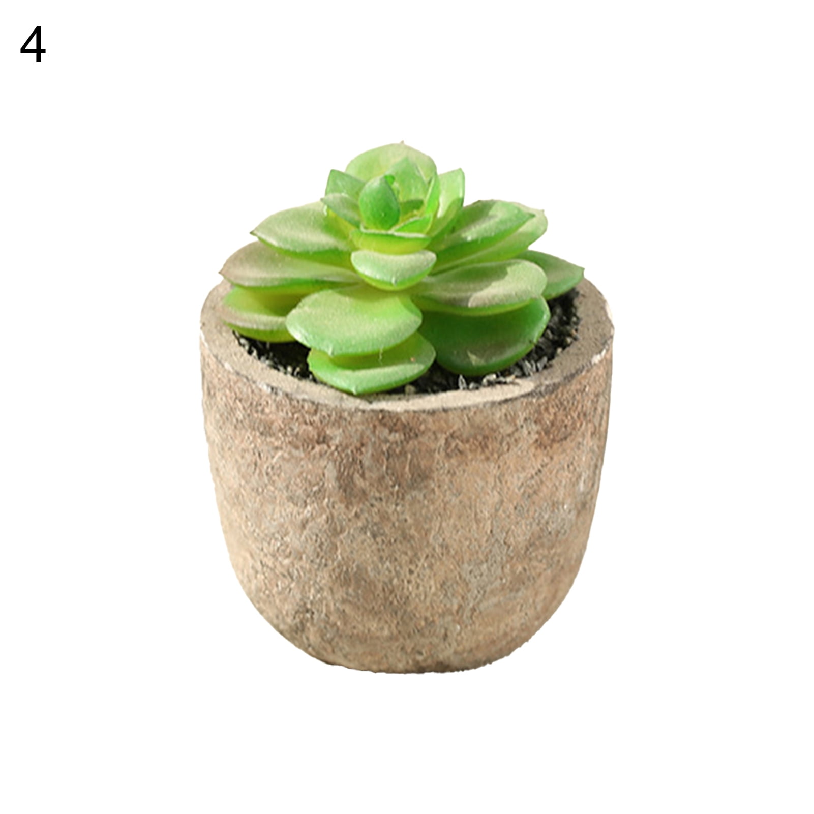 Succulents Plants Artificial Upgraded Mini Potted Fake Succulent