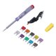 thumbnail image 5 of Kit surtido de fusibles para coche, 203 Uds., fusibles automotrices tipo cuchilla con bolígrafo de prueba extractor para camiones, barcos, SUV, 5 of 14
