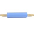 thumbnail image 2 of nipocaio 1 Rouleau en silicone surface Antiadhésive Manche en Bois (Bleu), 2 of 5