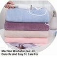 thumbnail image 4 of Plus Size Wearable Bath Towel with Straps, Absorbent Women's Shower Wrap Skirt 2-Button Design, Soft Spa Bathrobe Body Wrap for Gym Dorm Sauna, Quick Dry Elastic Bathing Dress Cover Up, 4 of 7