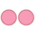 thumbnail image 2 of 2Pcs Car Diamond Cup Mat Bottle Seat Cushion Non-Slip Silicone Cushion, 2 of 9