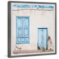 thumbnail image 2 of Marmont Hill Blue Doors and Windows Framed Painting Print, 2 of 5