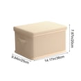 thumbnail image 3 of kcavykas Toy Chests Storage Box Collapsible Sturdy Storage Bins with Lids Extra Large Kids Toy Storage Organizer Boxes Bins Baskets for Kids Boys Girls Playroom Closet Beige Shelf Organizer, 3 of 6