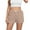 Yellow, variant on Uaswgudfs Women's Quick-Dry High-Waisted Running Shorts - 2” Inseam with Pockets & Belt for Beach & Gym Yellow L