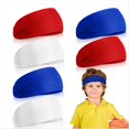 thumbnail image 2 of 6 Uds. Diademas para Niños, Bandas para el Sudor Atléticas, Diademas para Fútbol, Bandas para el Sudor, Banda Elástica Absorbente de Sudor, 2 of 6