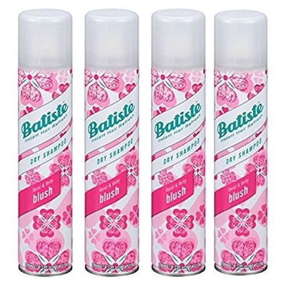 Batiste Dry Shampoo, Blush Fragrance, 6.73 oz-Pack of 4