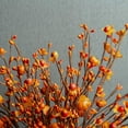 thumbnail image 4 of 6 Pack Artificial Berry Stems Orange Pumpkin Stems Fall Branches for Vase Thanksgiving Picks for Autumn Harvest Festival Decor(Orange), 4 of 4