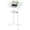 White, variant on BONTEC Lecterns & Podiums Portable Mobile Standing Laptop Desk, Height Adjustable, Sit Stand, Home Office Classroom Pulpit Stand Up Desk Workstation, Rolling Table Laptop Cart with Storage Tray