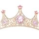 thumbnail image 3 of unbranded Rosado De Aleación Con Incrustaciones De Cristal Para Fiestas Y Eventos Formales, 3 of 8