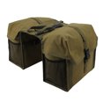 thumbnail image 2 of Bolsa Doble Para Bicicleta, Bolsa Portadora de Asiento Trasero bicícleta Gran Capacidad, Alfombra Trasera de Lona Lienzo Estancado Reflectante Reflectante Para El Ciclismo, 2 of 7