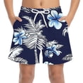 thumbnail image 2 of ITSAME Boys Swim Trunks, Quick-Dry Elastic Waist with Pockets Summer Casual Stylish Beach Swim Bottoms Multicolor 6-7T, 2 of 8