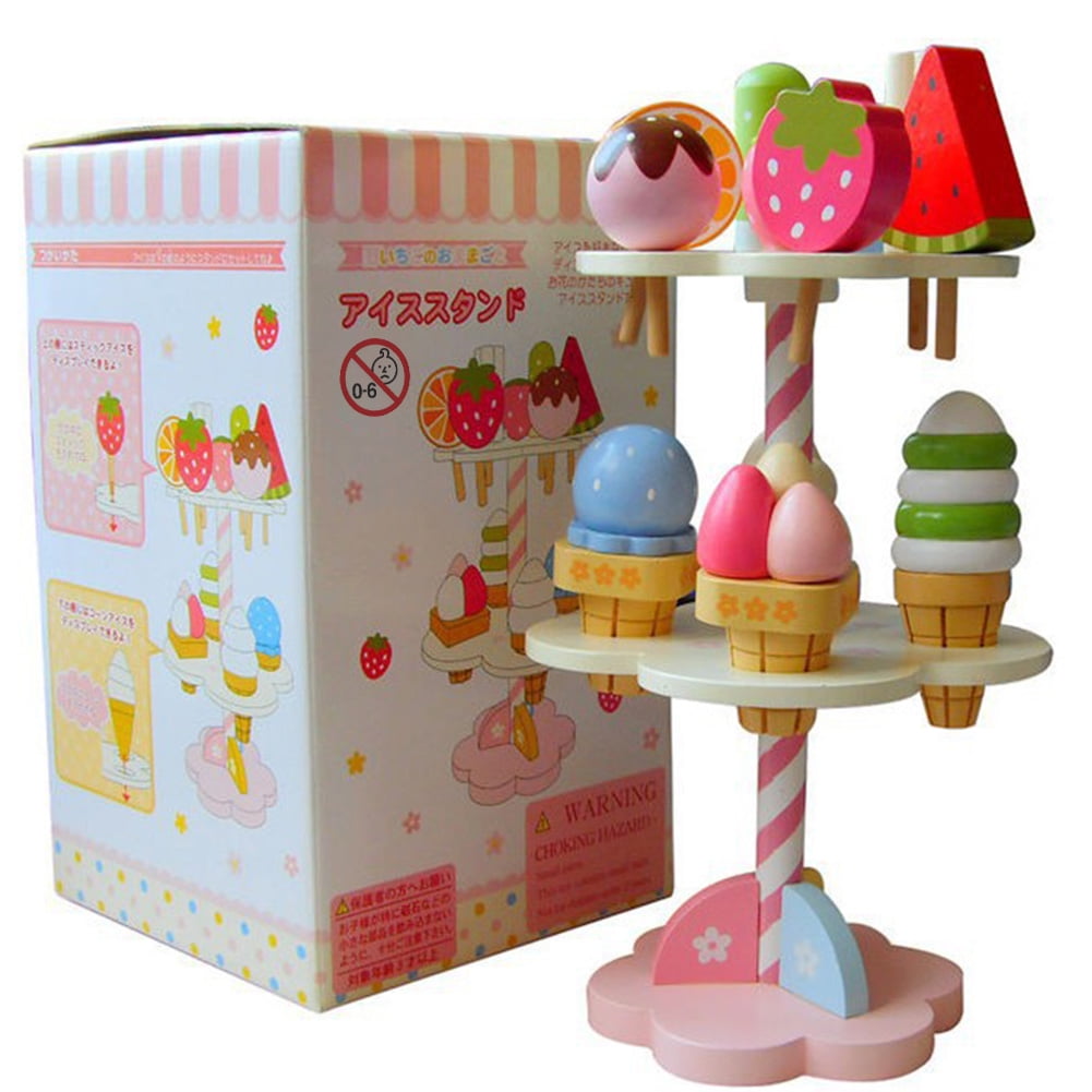 wooden ice cream toy