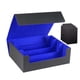 thumbnail image 2 of Caja para baraja de cartas coleccionables con capacidad para más de 1800 cartas, juego de cartas premium para reuniones, deportes Azul negro, 2 of 9
