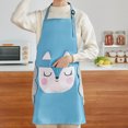thumbnail image 2 of Delantal Ajustable JAMW Con Bolsillo Impermeable Para Cocina Azul, 2 of 4