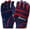 Navy/Red, variant on Franklin Sports Hi-Tack Premium Football Receiver Gloves, White, Adult Large