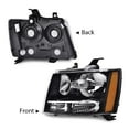 thumbnail image 4 of CROSSDESIGN Headlight Fit for Chevy Tahoe Suburban Avalanche 2007-2014 Headlamp, 4 of 12