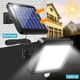 thumbnail image 2 of Lámpara de pared con energía solar Qtmnekly, luz con sensor de movimiento para exteriores, luz nocturna de seguridad de 56 LED para jardín, garaje, entrada, porche, valla, 2 of 7