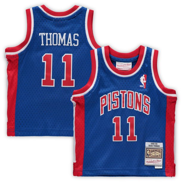 Isiah Thomas Detroit Pistons Mitchell & Ness Infant 1988/89 Hardwood Classics Retired Player