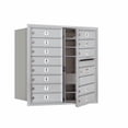 thumbnail image 2 of Salsbury Industries Recessed Private 14 Door Front Load 4C Horizontal Mail Center with 1 Parcel Locker, 2 of 4