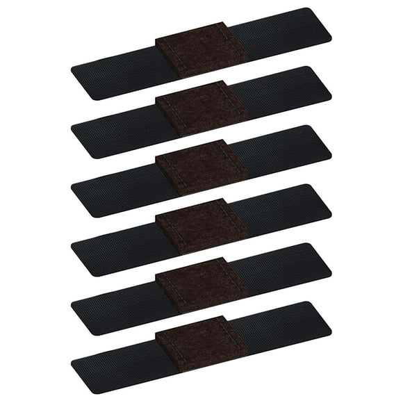 6PCS Chair Foot Pad With Hook And Loop Fasteners Wraparound Floor Protector For Chair Sled Base Protects Hardwood Floors From Scratches Reduces Noise Furniture Protectors of Cats for Leather Couch