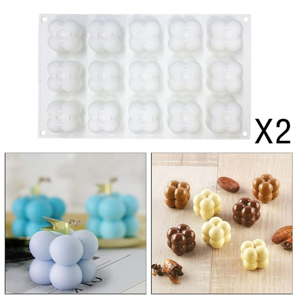 Molde De Velas 15-en-1 Silicona Perfecl Manualidades