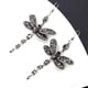 thumbnail image 3 of Pendientes de insecto con borla de diamante multicolor retro Joyas de oreja larga para mujer Wmkox8yi  sjalhkljlk4089, 3 of 4