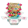 thumbnail image 2 of Mother's Day Up Box Card Design Happy Mother's Day Greeting Card Fresh Flowers, Heart-Shaped Gold Foil Mother's Day Greeting Card, 2 of 3